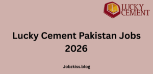 Lucky Cement Pakistan Jobs 2026