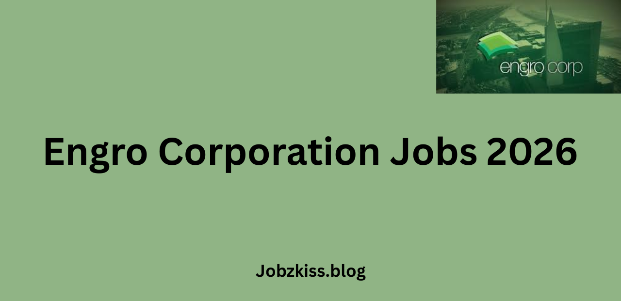 Engro Corporation Jobs 2026