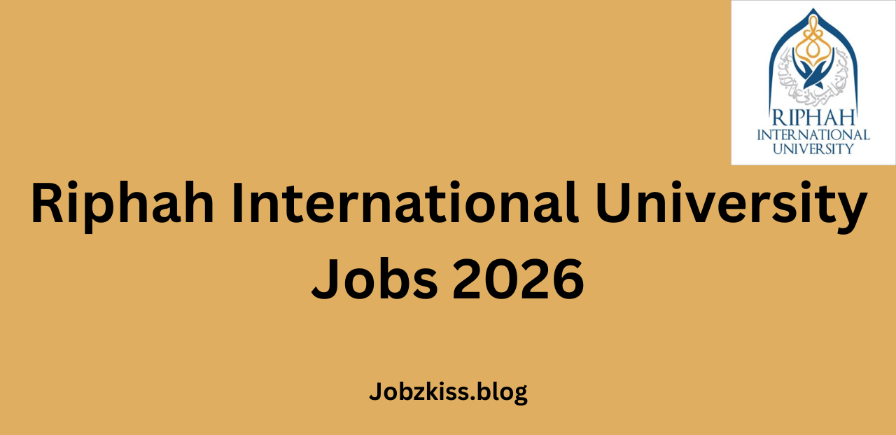 Riphah International University Jobs 2026