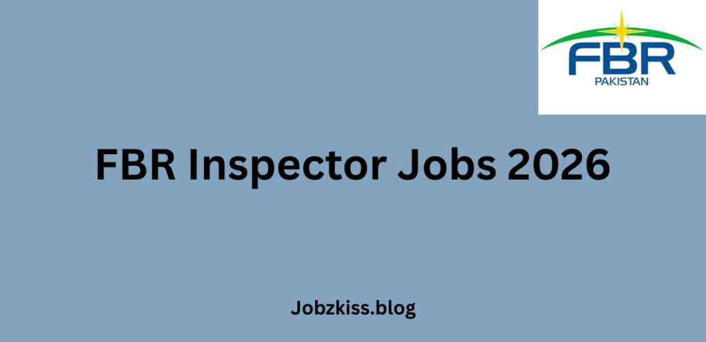 FBR Inspector Jobs 2026